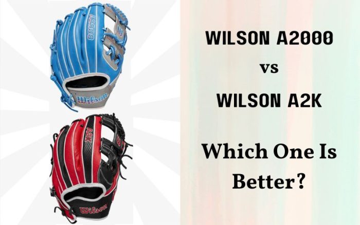 wilson a2000 vs a2k