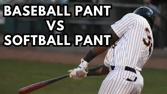 Baseball And Softball Pant Differences