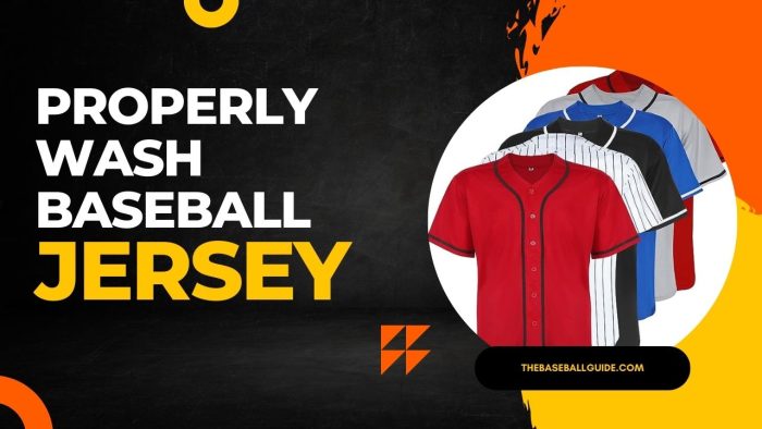 How to Wash Baseball Jersey Without Damaging
